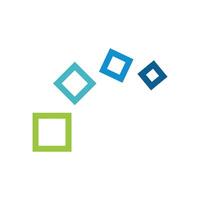 Flying Square Logo Template Illustration Design. EPS 10. vector
