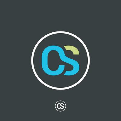 C S Initial Logo Template Illustration Design. EPS 10.