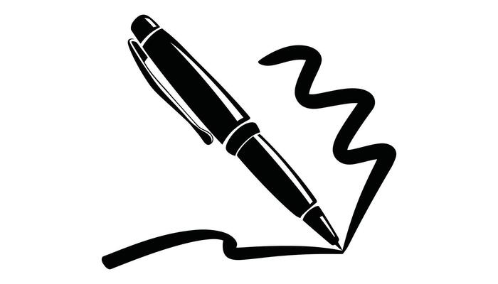 Creative Pen Drawing Sketch Design