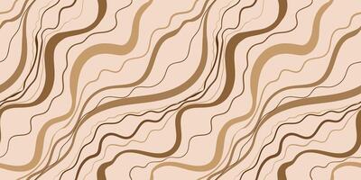 Seamless mocha mousse abstract pattern with flowing, organic lines in warm earthy tones, creating a smooth, elegant, and sophisticated visual effect vector