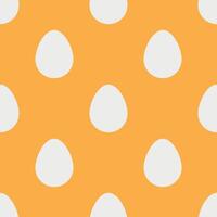 seamless easter texture with eggs vector