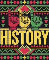 history diversity typography printing design vector