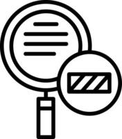 Processing Line Icon vector