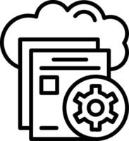 Innovation Lab Line Icon vector