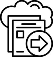 Repeat Command Line Icon vector