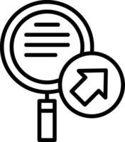 Quick Access Line Icon vector