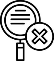 Trash Can Line Icon vector