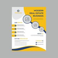 Your Dream Home is Just a Call Away, Real estate flyer design for business vector