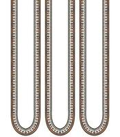 egyptian border .Beautiful border pattern. vector