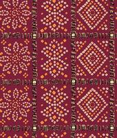 a pattern with geometric shapes and colors vector
