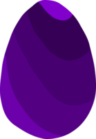 purple color pattern easter egg png