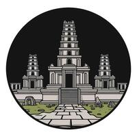 The Pillars of Sacred Knowledge vector