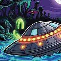 The Hovering Mystery vector
