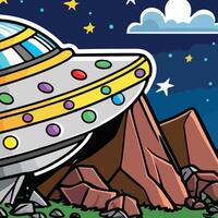 The Unknown Spacecraft vector