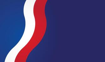 Abstract red and white on blue background vector