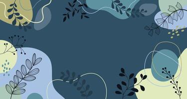Blue color splash abstract background vector
