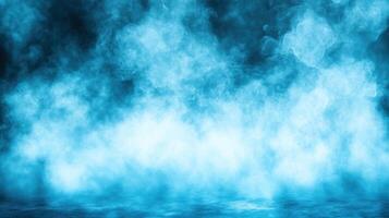 Ethereal blue mist creates abstract, dreamy atmosphere in this image photo
