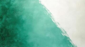 Minimalist deep emerald and pale sage gradient with soft texture photo