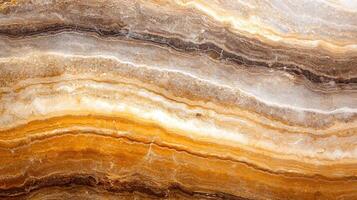 Warm marble texture with fluid patterns in earthy tones and layers photo