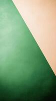 Delicate light sage green and beige pastel gradient background photo