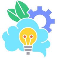 artificial intelligence development illustration vector