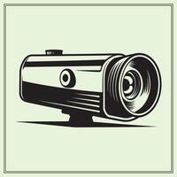 Silhouette of Projector, Presentation vector