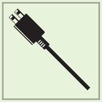 Silhouette of Charger, Device vector
