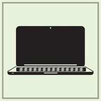 Silhouette of Computer, Device vector