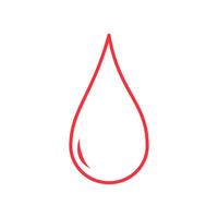 Blood icon isolate on transparent background. vector