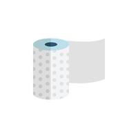 Roll of paper towels vector