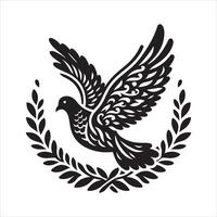 Migration Patterns of Dove Birds Tracking Their Seasonal Journeys vector