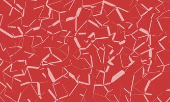 Seamless abstract lines pattern background on red spider color vector