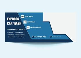 The Ultimate Car Wash Experience Quality You Can Trust.Perfect for showcasing services, promotions, and branding. Easy to edit for social media success. vector