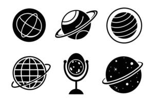 Globe Icon Flat Graphic Design vector