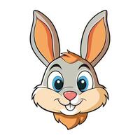 rabbit had illustration with white background vector