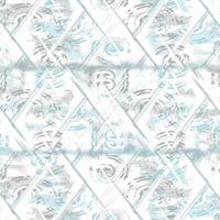 a blue and white pattern with a diamond design vector