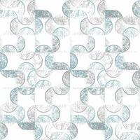 a blue and white pattern with curved lines vector