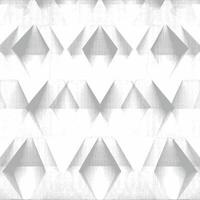 a white and gray geometric pattern on a white background vector