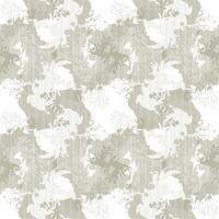 a pattern with white and gray flowers vector
