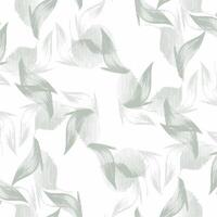 a pattern with leaves on it vector