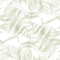 a seamless pattern with leaves on it vector