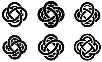 Celtic Knot Design Elements for Graphic design vector