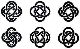 Celtic Knot Design Elements vector