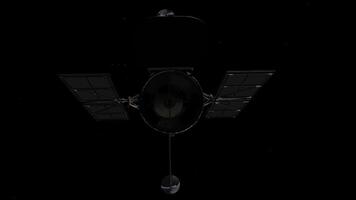 Animation depicting the Hubble Space Telescope against a backdrop of deep space. video