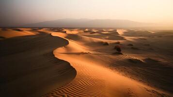 A beautiful vast desert photo