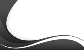 Modern abstract black and white curve background, Suitable for business cards, covers, presentations, web, and pages vector