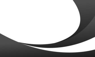 Modern black and white curve background, Suitable for business cards, covers, presentations, web, and pages vector