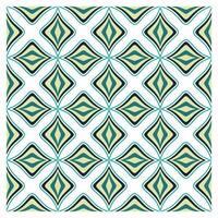 repeat geometric pattern with repeating diamond shapes in green and beige tones. vector