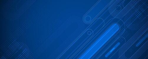 abstract blue background with diagonal lines and curves vector