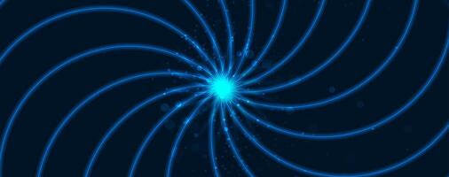 Futuristic science and technology transforming the way businesses use big data vector